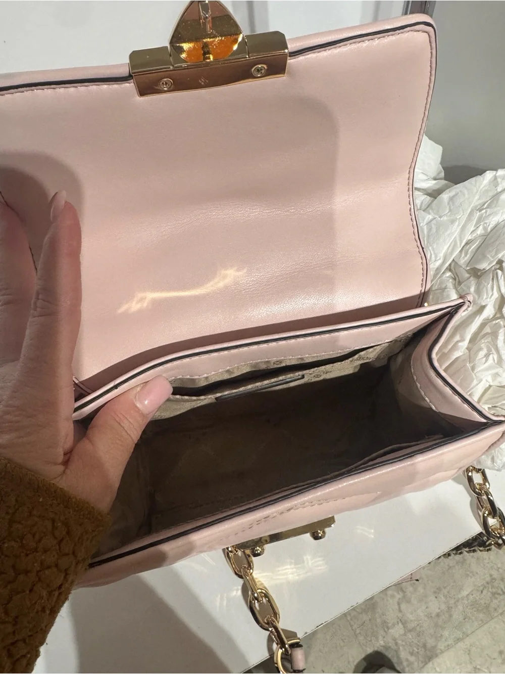 Michael Kors soft quilted